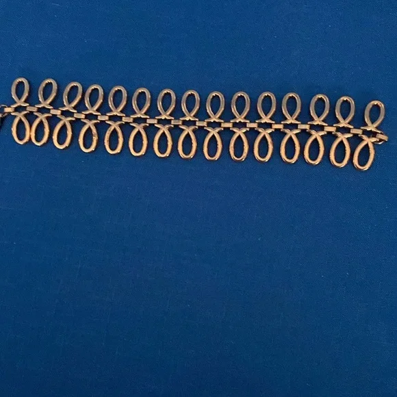 Renoir Copper 1950’s Linked Swirl Bracelet Vintage - Picture 2 of 8